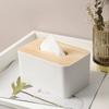 Modern Simple Tissue Box Home Daily Drawing Box Bamboo Plastic Durable Tissue Holder Restaurant Commercial