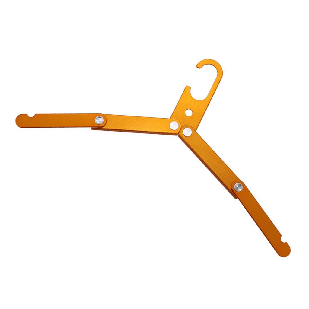 Clothes Hanger Multifunctional Aluminium Alloy Foldable Clothes Drying Rack for Outdoor Camping Travel