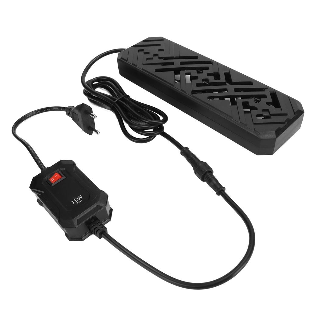 Lampada UV per Acquario Tubo Doppio di Quarzo Sigillato Sicuro Purificazione Rapida dell'Acqua Lampada Pulente per Acquario