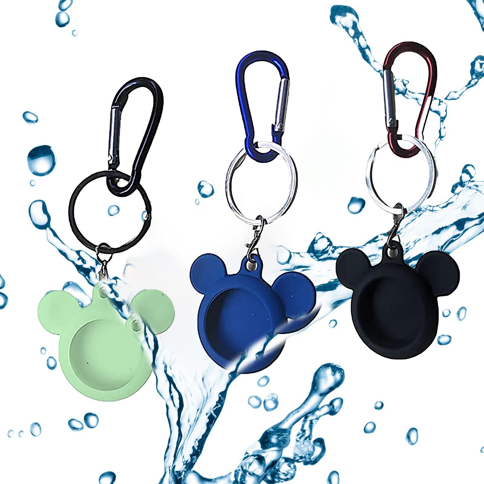 

Folulus For AirTag Case Silicone Protective Sleeve Cover Keychain AirTags-Tracker
