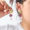 Conch Small Fish and Imitation Pearls Dangling Drop Earrings Summer Beach Holiday Party Casual Women Jewelry Accessories