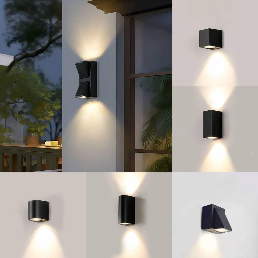 Led Outdoor Wall Light Modern Wall Sconce For Garden Patio Staircase Home Use