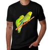 Budgies Parakeets Tshirt Casual Soft Cotton Short Sleeve Tee