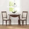 VidaXL Dining Chairs Cushions 2 Pcs Brown Solid Rubberwood, Dining Chair, Chair, Living Room Chair, Chairs At 4102486