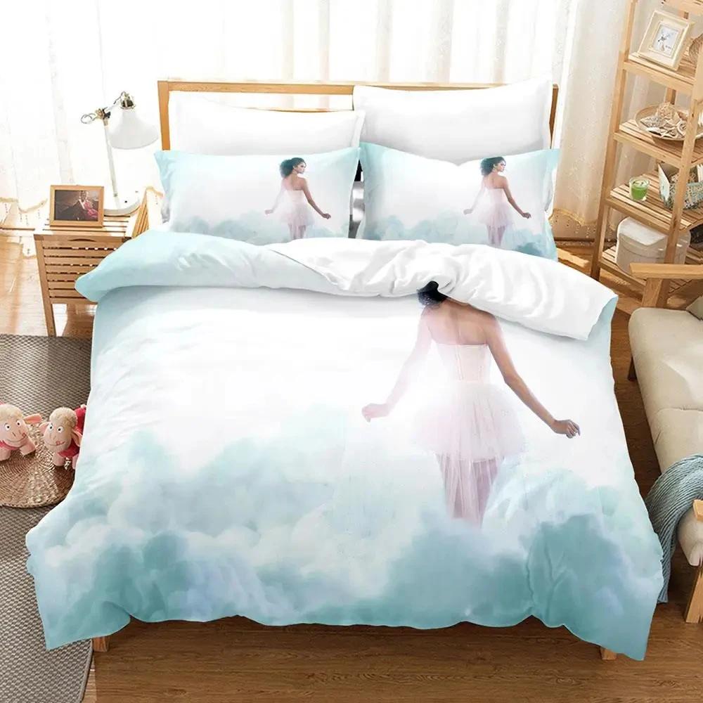 

Comforter Sexy Selena Gomez Adult Boys Bedding Single Twin Full Queen King Size Duvet Anime Parure De Lit Comforter (quilt)-EU Single(135*200cm)3pcs