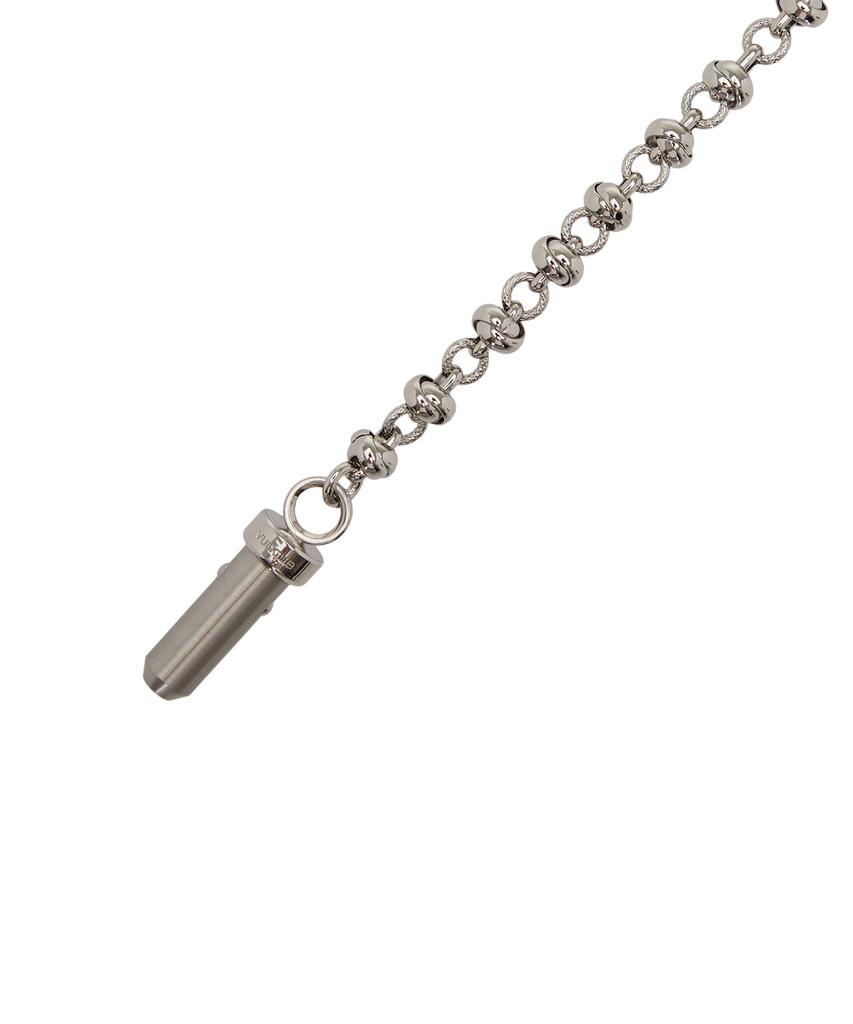 Vunque Metal Weaving Bullet Chain Silver