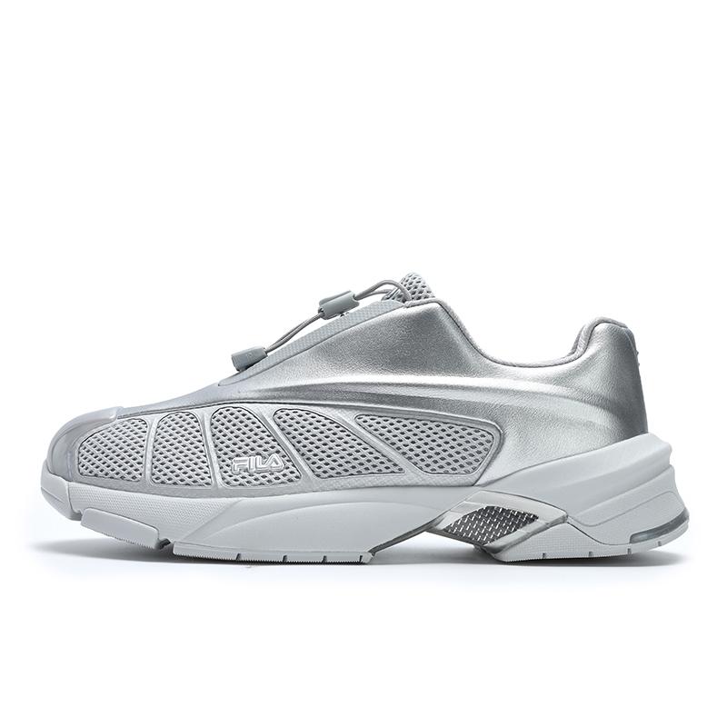 

Fila Реплика Модный тренд Яркий цвет Толстая подошва Увеличивающие рост Жидкое серебро Низкие кеды Женская повседневная обувь Ярко-серебристый F12W431116FBS 39