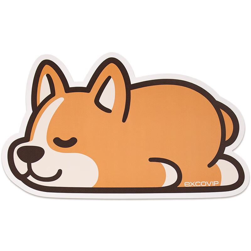 EXCO Corgi Waterproof Leather Mouse Pad