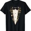 Camo Tuxedo Halloween Camouflage Costume Funny Tux Bowtie T-Shirt