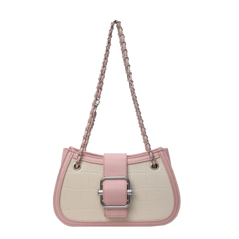 Popular bags women's new spring and summer trendy texture fashionable single shoulder underarm bag method stick bag