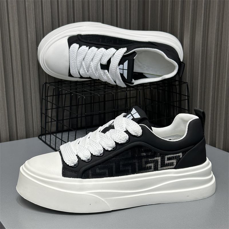 

Мужская повседневная обувь Four Seasons Fashion Students, удобные кроссовки для мальчиков, трендовая обувь с мягкой подошвой и дышащими свойствами 44 чёрный