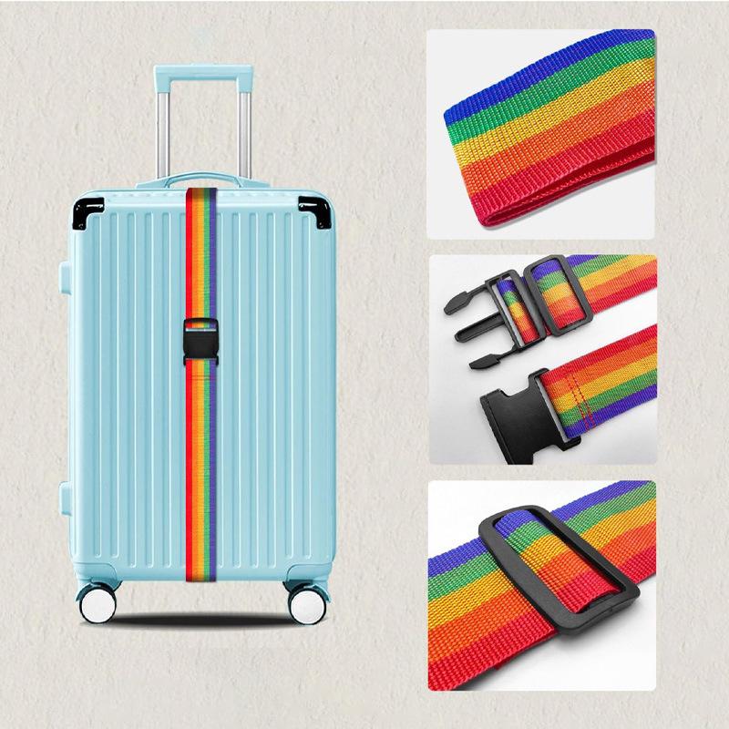 Polypropylene One-Word Luggage Strap for Suitcase Reinforcement with Wheels