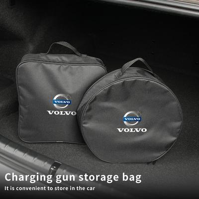 Car Charging Cable Organizer Trunk Storage Bag For S60 XC90 XC60 C30 C70 XC40 V40 XC70 V70 V60 V50 S80 S40