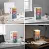 Paint Storage Rack with 72 Compartments Space-Saving for Desk, Artists
