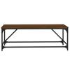  Coffee Table, Brown Oak 100x50x35cm, Wood-based Material