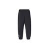 Adidas Knitted Sweatpants Men's Black Moderate Cuffed Pants HE1827