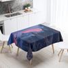 Volcanic Eruption Magma Printed Tablecloth Camping  Waterproof Rectangular  Home Restaurant Table Decoration