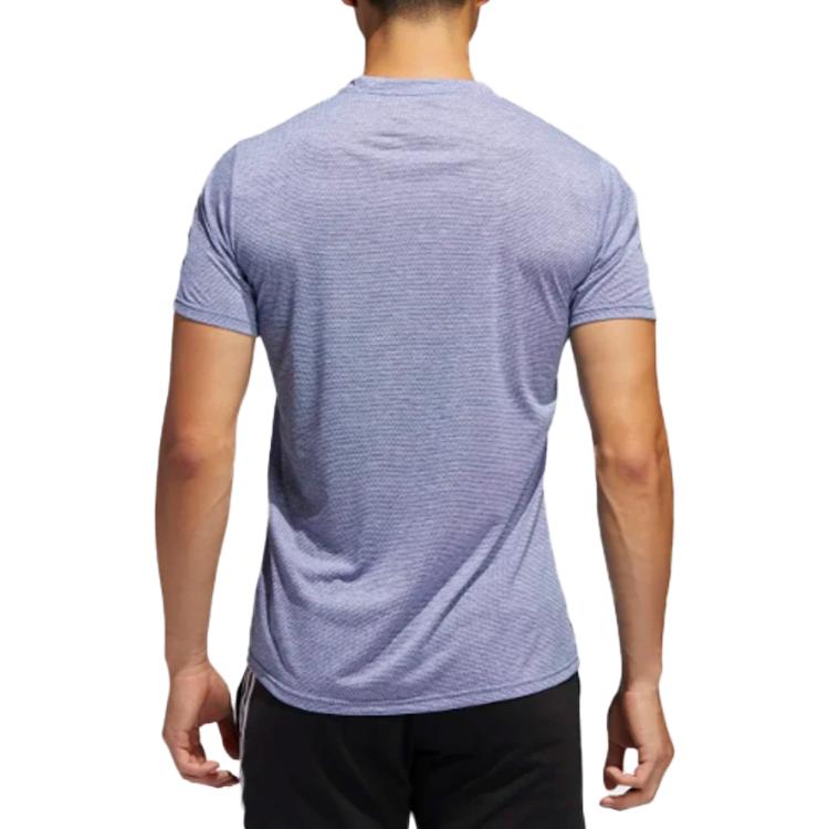 Adidas Reflective Running Short Sleeve T-Shirt Men Tops Indigo FM5806