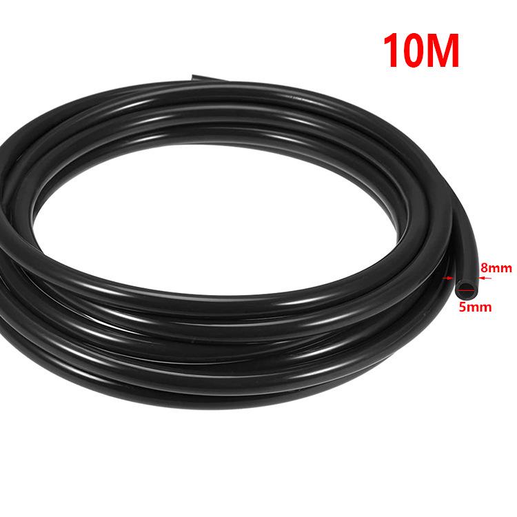 8mm Automatic Plant Watering Nozzle Tee Connector - Universal Spray & Quick Connect System
