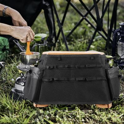 Stool Mount Tool Bag Folding Cover Sleeve Wrap for Camping Outdoor