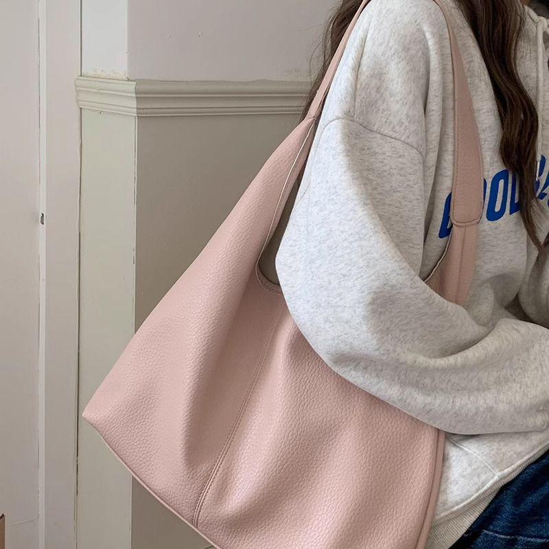 Summer 2025 Large Capacity Korean Style Tote Bag for Students