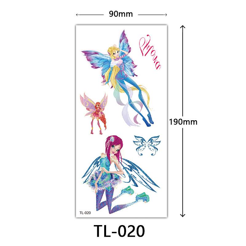 Blumen Tattoo Aufkleber, Farbige Skizzen Tattoo Aufkleber, Englische Buchstaben, Hochzeitsfotografie Tattoo