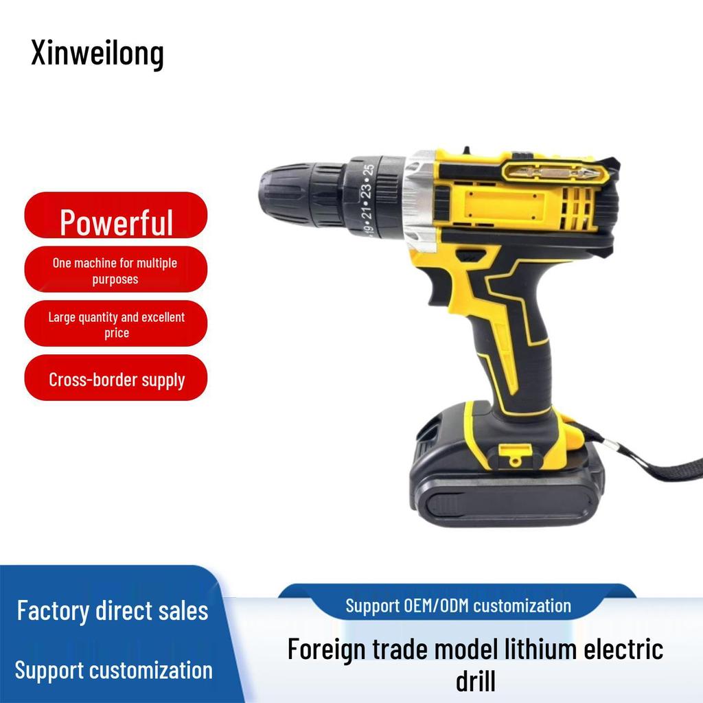 Lithium Rechargeable Multi-Functional Electric Drill & Screwdriver for Home Use