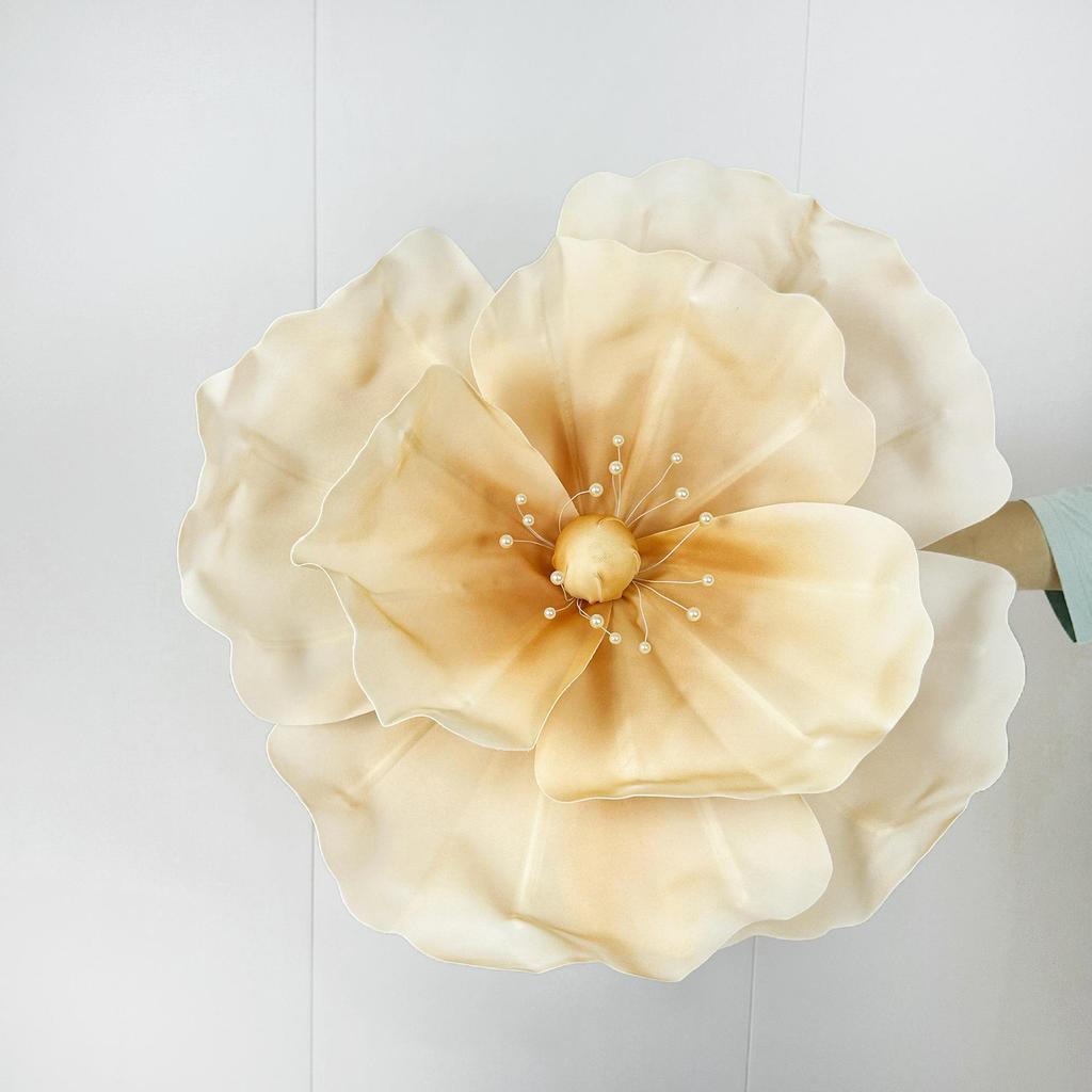Large Poppy Paper Flower Art Stand for Weddings & Displays