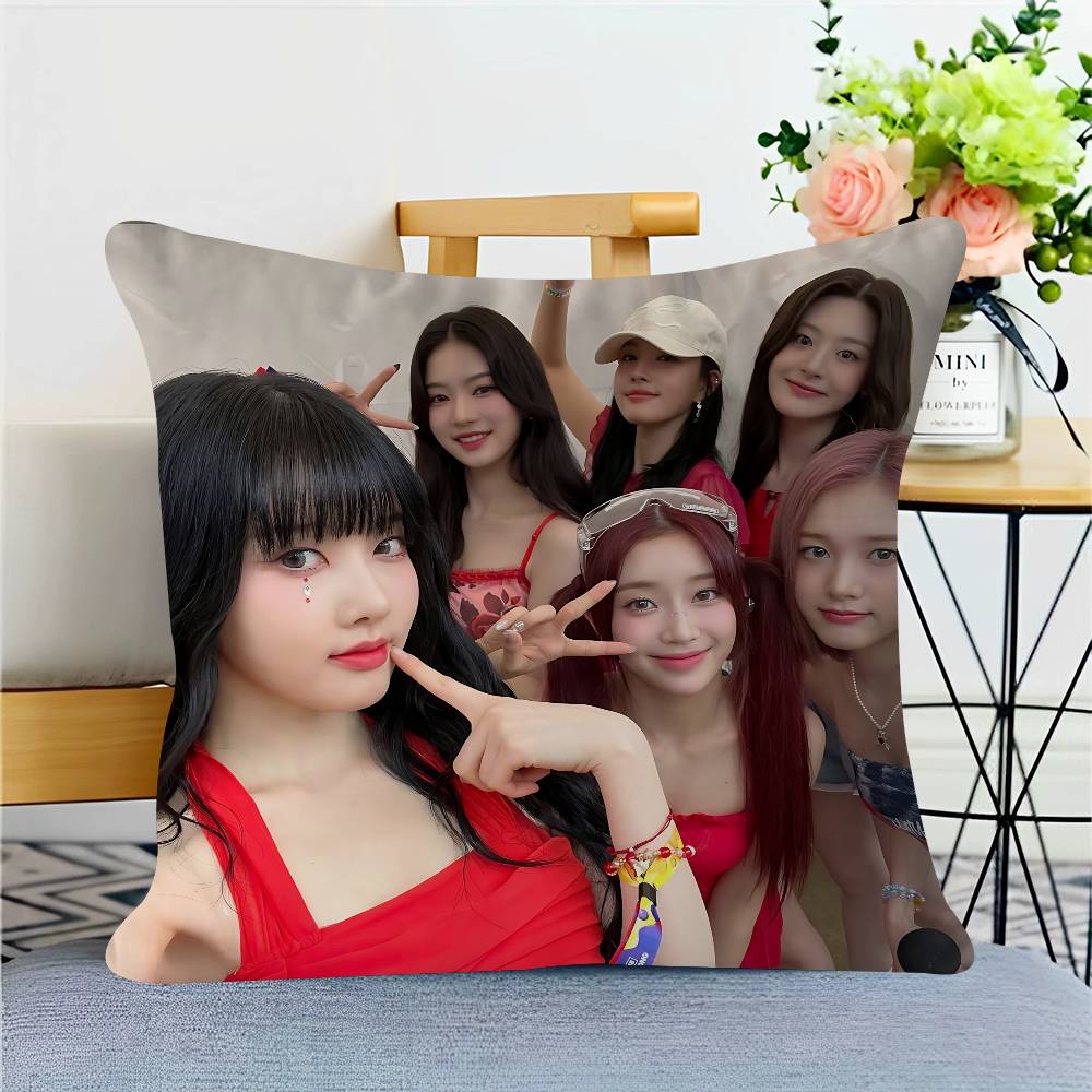 Kpop S-STAYC Подушка Подарок Домашний Офис Украшение Подушка Спальня Диван Автомобильная Наволочка для Подушки 16x16Inch