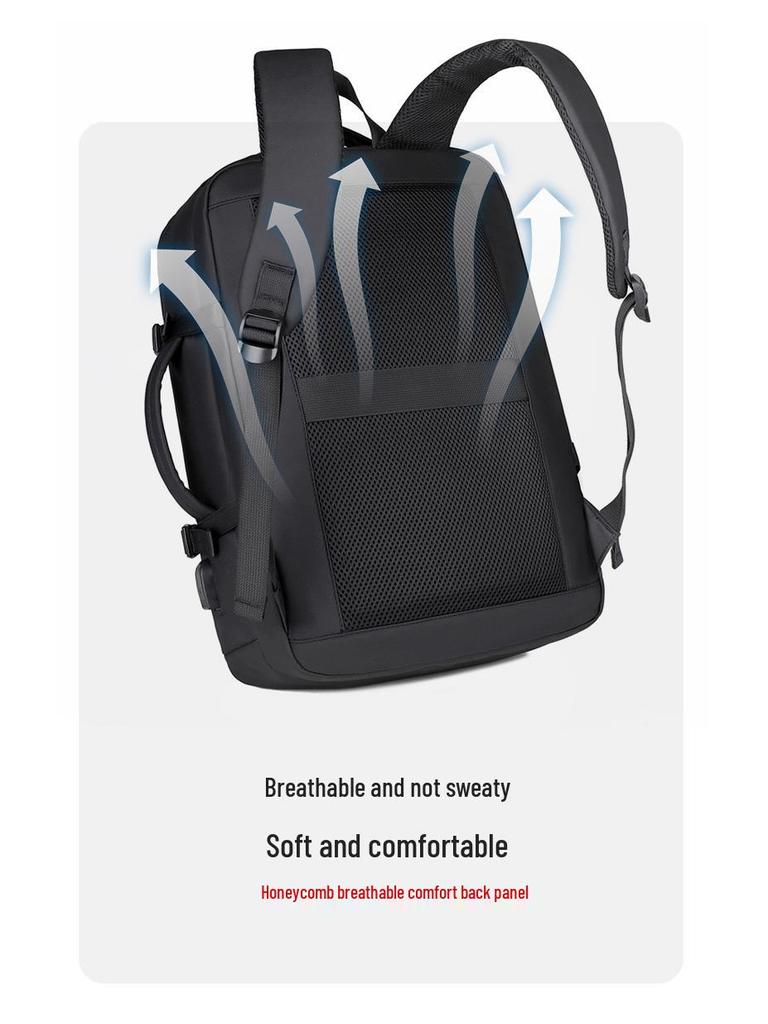 High-End Fashion Backpack: Trendy, Casual, Lightweight, Large Capacity, Waterproof School & Laptop Bag for Men and Women