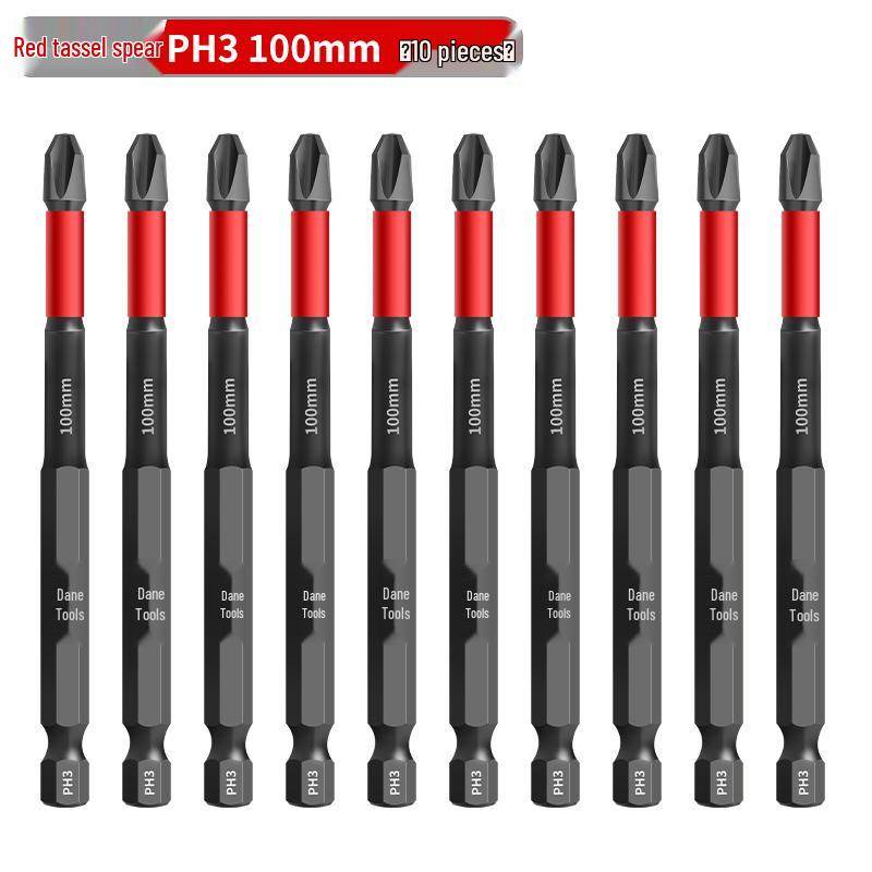 PH0 Tungsten Steel Phillips Bit: Magnetic, Impact Resistant, Non-Slip Screwdriver, Hex Shank for Electric Drill
