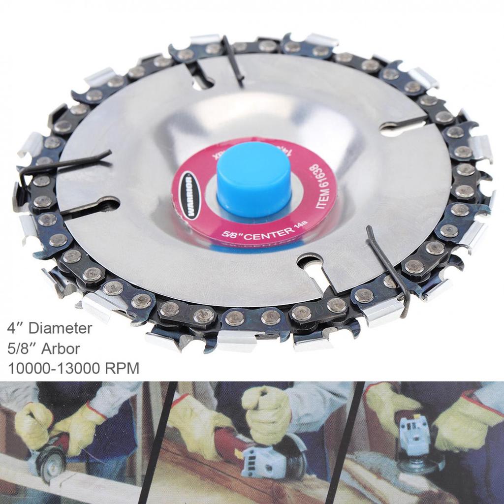 Buy Angle Grinder Chain Tray Disc Cutter Wood Grooved Saw Blade