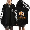 Haikyuu Volleyball Anime Mens Zipper Hoodie Loose Fit Cotton Sweatshirt Teens Casual Wear