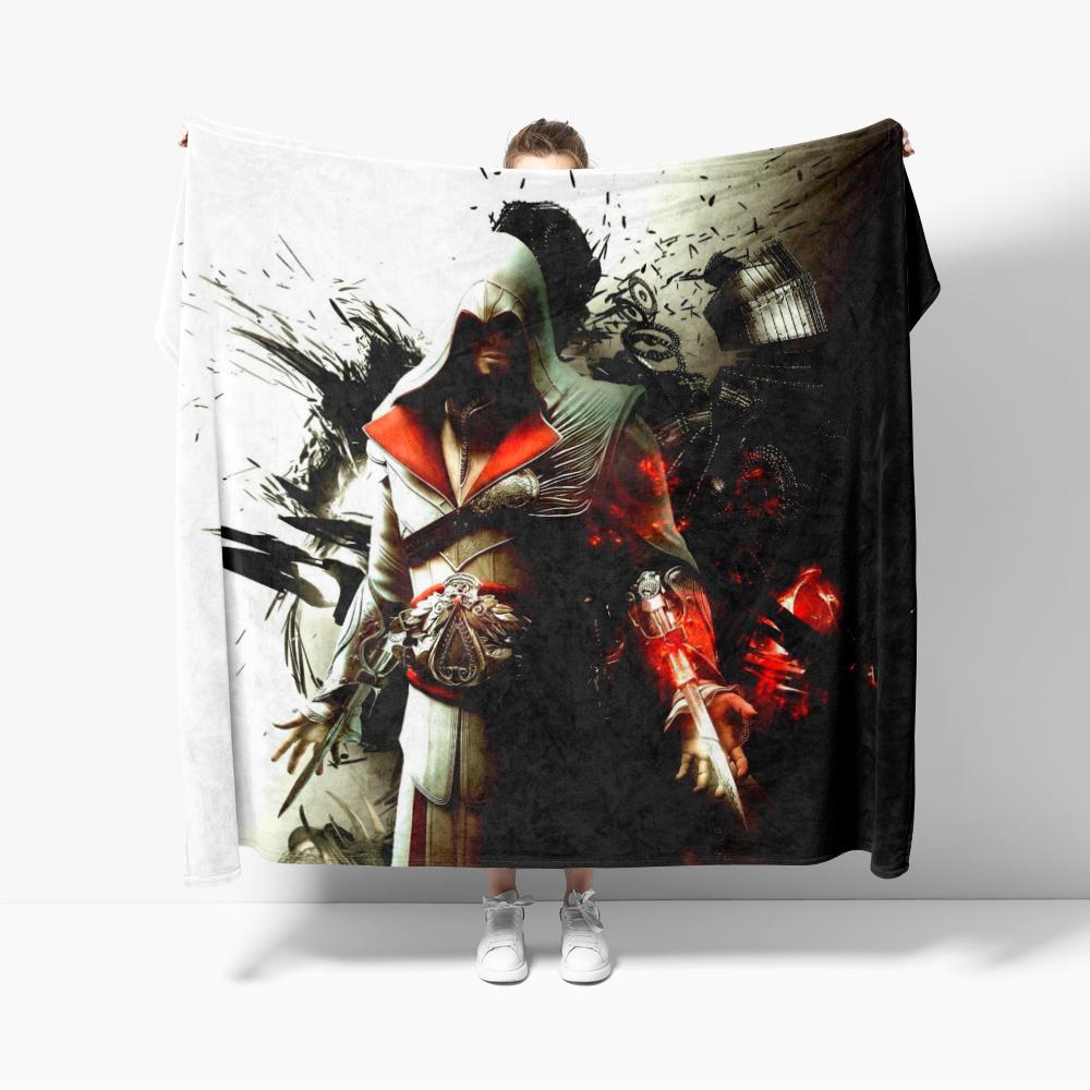 Assassins Blankets Soft Warm Flannel Creeds Throw Blanket Bedding for Bed Living Room Home Sofa