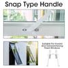Upgraded Window Handle with Secures Grip Heat & Corrosion Resistant Smooth Handle Simple Installation for Household
