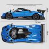 Pagani Zonda R Supercar 5 Inch Metal Car Simulation Diecast & Toy Vehicle RMZ City 1:36 Alloy Model Pull Back Car