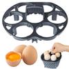 Egg Steamer Rack Egg Cooking Stand Holds Up To 7 Eggs Egg Steaming Holder with Heat Resistant Handle for Cooling Serving