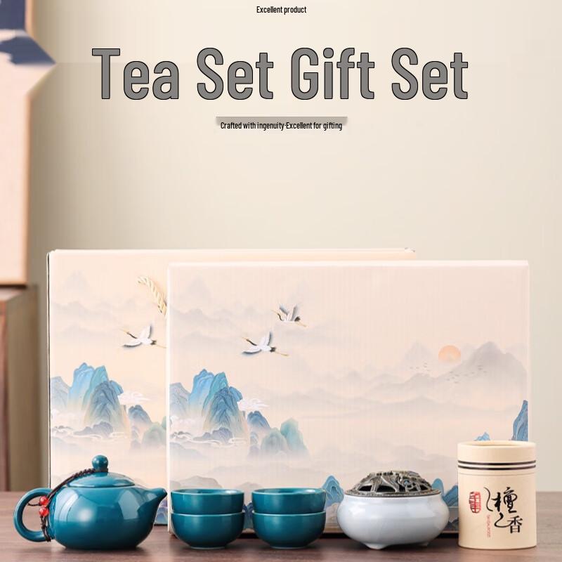 New National Trend Ceramic Tea Set Gift Box