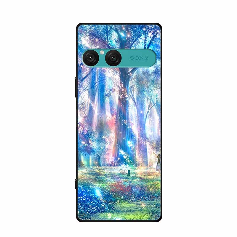 For Sony Xperia 10 VII Case Soft Silicone TPU Back Cover Protective Coque for Xperia10 VII 5G XQ-FE54 XQZ-CBFE Black Phone Cases