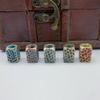 Barrel Paracord Bead Bracelet Keychains Handcraft Pendant DIY Outdoor Accessory