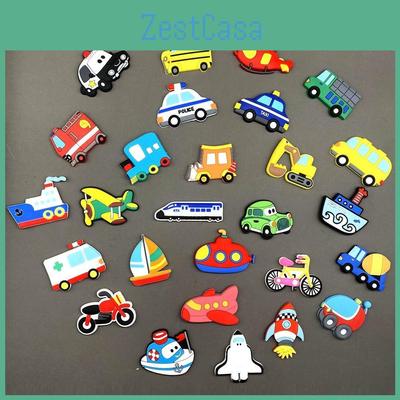 Set Imán Nevera Pvc 1 Coches Para Niños Niños Juguetes De Educación Temprana Imanes Lindos Para Decoración De Nevera Vehículo Magnético De Dibujos Animados