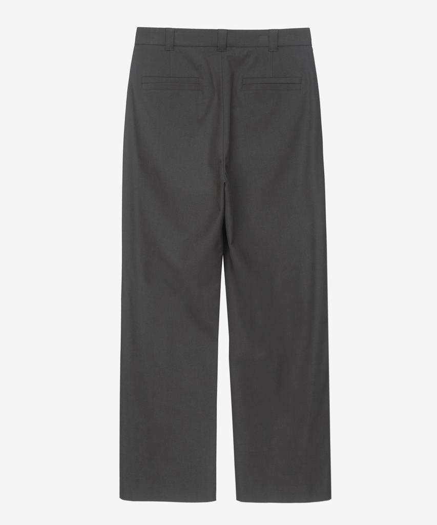 MINDBRIDGE [Hoite] Wool Blend Wide Two-Pleat Slacks - 2 Colors
