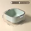 Plastic Double-Layer Vegetable & Fruit Drain Basket Set