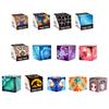 Magnetic Transform Cube 3D 72 Shapes Changing Cube Stress Relief Toy for Adults Kids MC-05 Fantasy Gobi