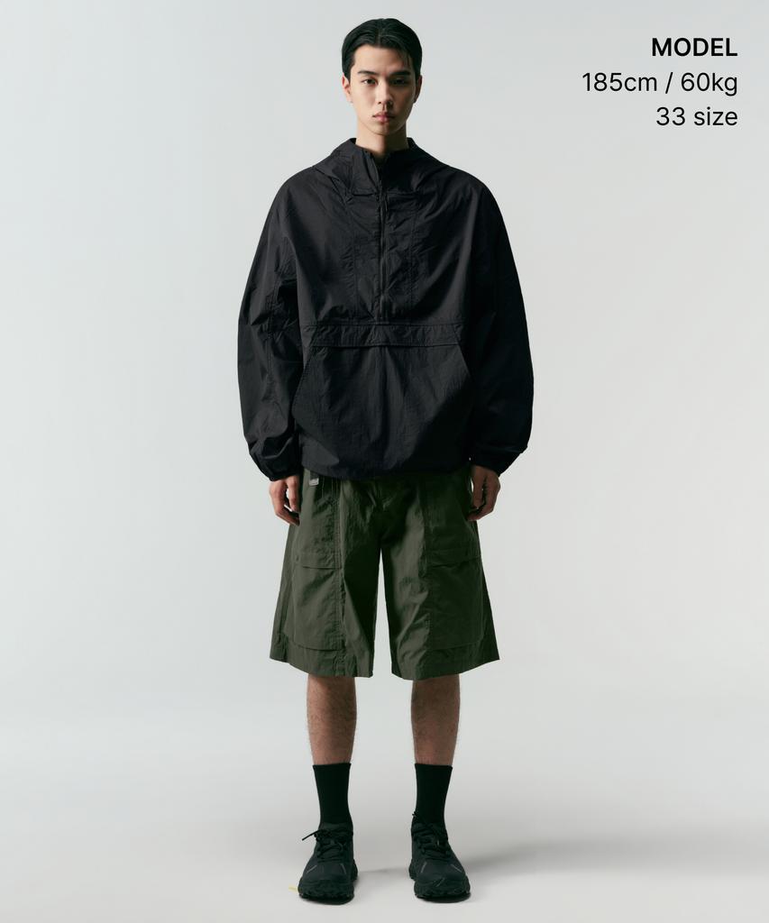 MUSINSA STANDARD [City Leisure] Belted Utility Bermuda Pants [Khaki]