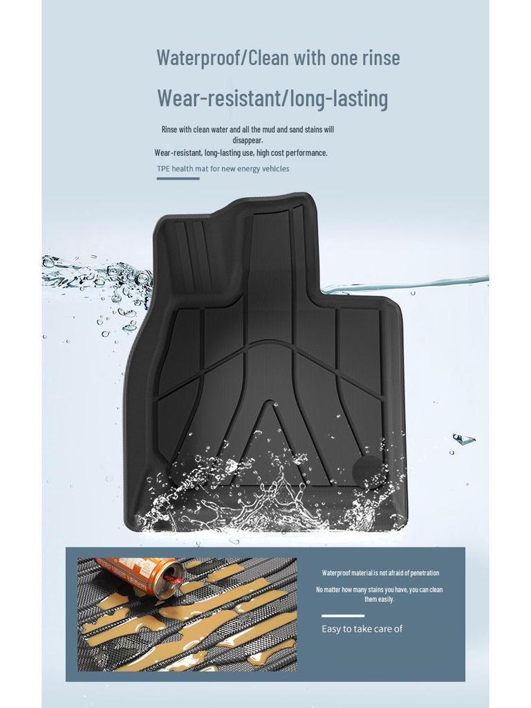 Eco-Friendly TPE Car Floor and Trunk Mats for 24 Exeed-Star ES