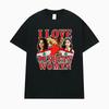 I Love Lebanese Pride Funny Lesbian Gift Print T Shirt Men Women Fashion Humor Classic Oversized T-Shirts Short Sleeve T Shirts