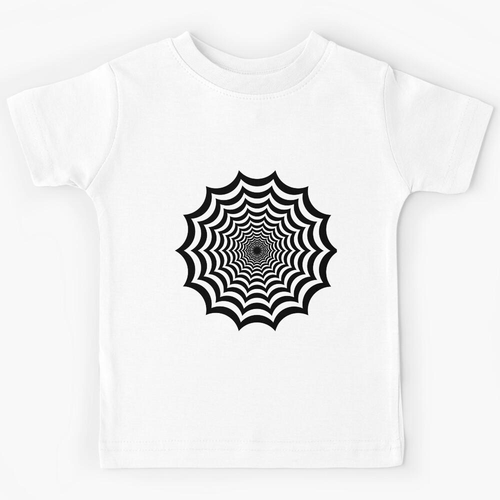 Spider Web Hypnotic Kids T-Shirt 110