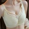 Thin Bra Women's Strapless Full Cup Soft Steel Ring Bra Adjustable Plus Size Bra Gathered and Gathered Accessory Bra