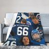 Off Campus Hockey Romance Blankets Velvet All Season Portable Soft Throw Blanket for Sofa Outdoor Bedspreads